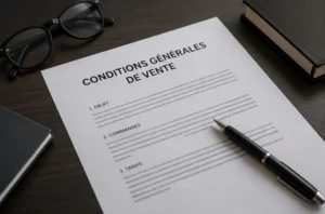 conditions générales de vente rédigées par un cabinet d'avocats spécialisés en droit du commerce